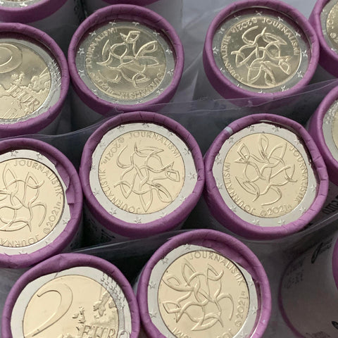 2€ 2021 Suomi Journalismi rulla