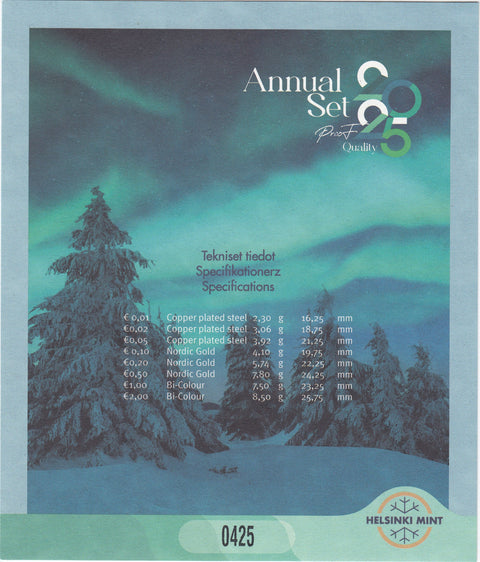 Suomen vuosisarja 2025 Proof